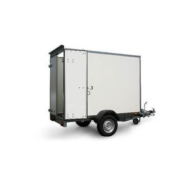 Brenderup 7260 Cargo - Lukket trailer m. d�re - 750 kg. - U/Bremser